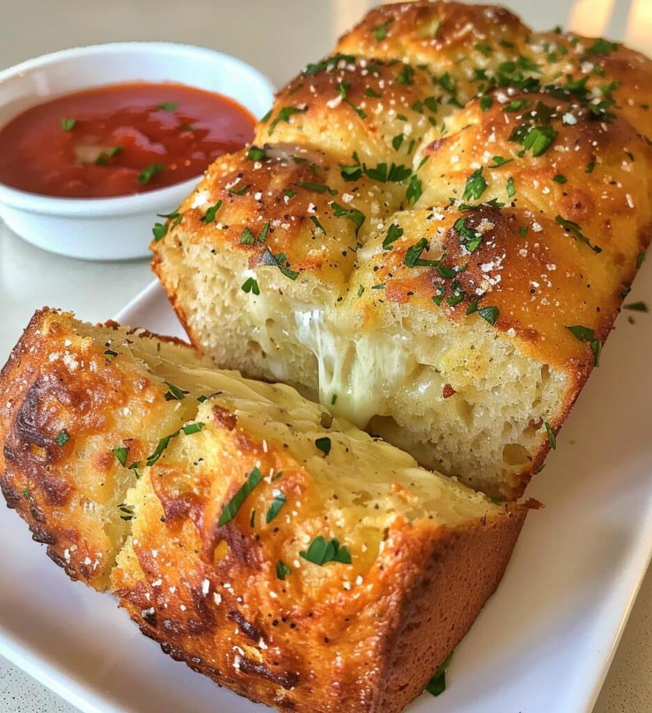 Garlic Parmesan Pull-Apart Bread