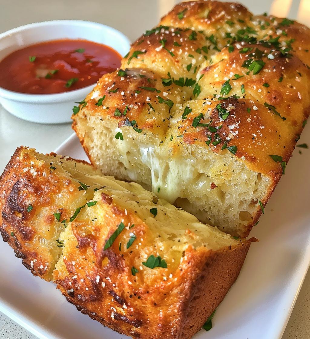 Garlic Parmesan Pull-Apart Bread