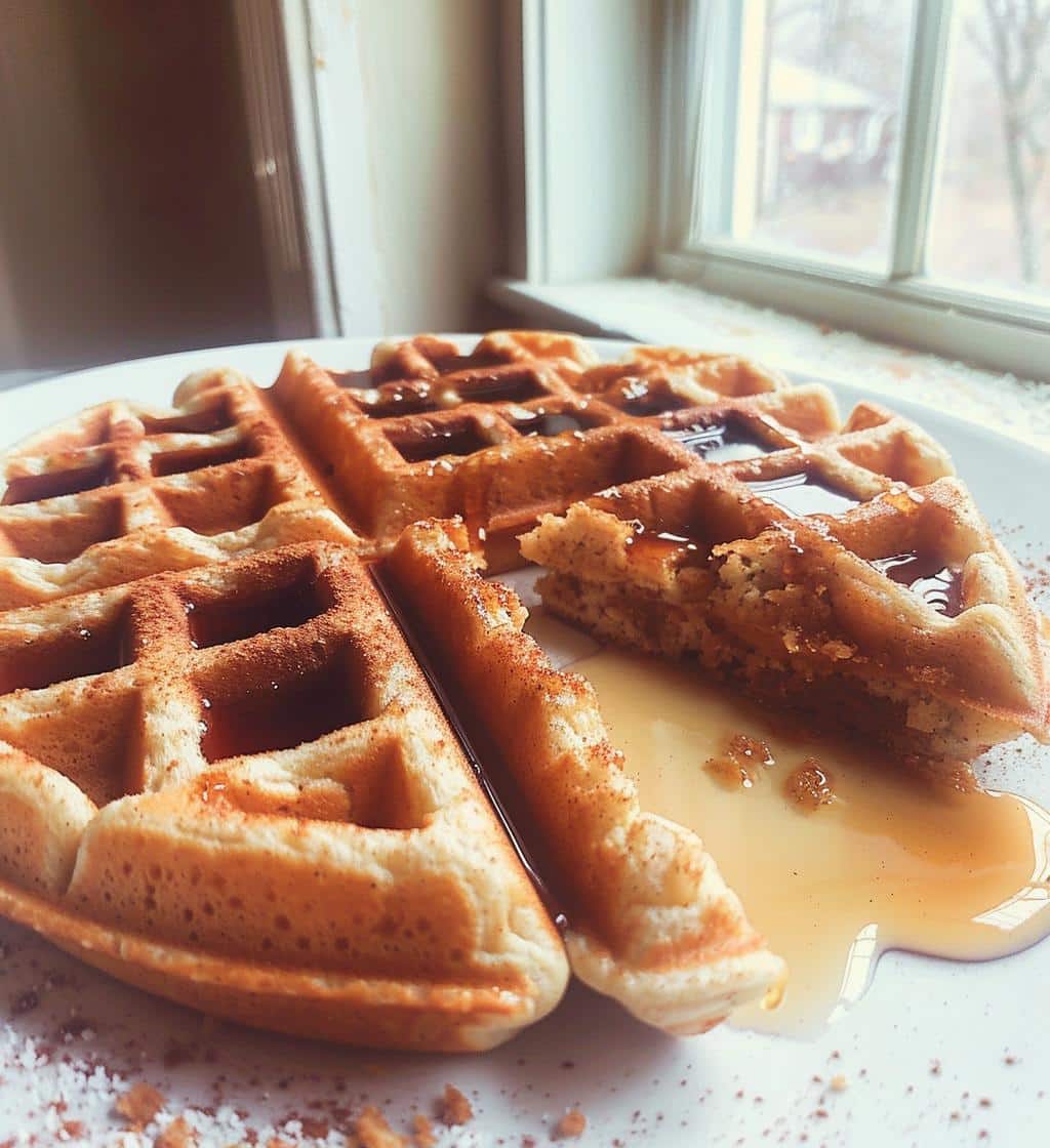 Gingerbread Waffles - detail 1
