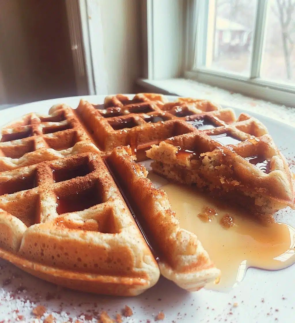 Gingerbread Waffles - detail 1