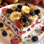 Greek Yogurt Honey Fruit Bake