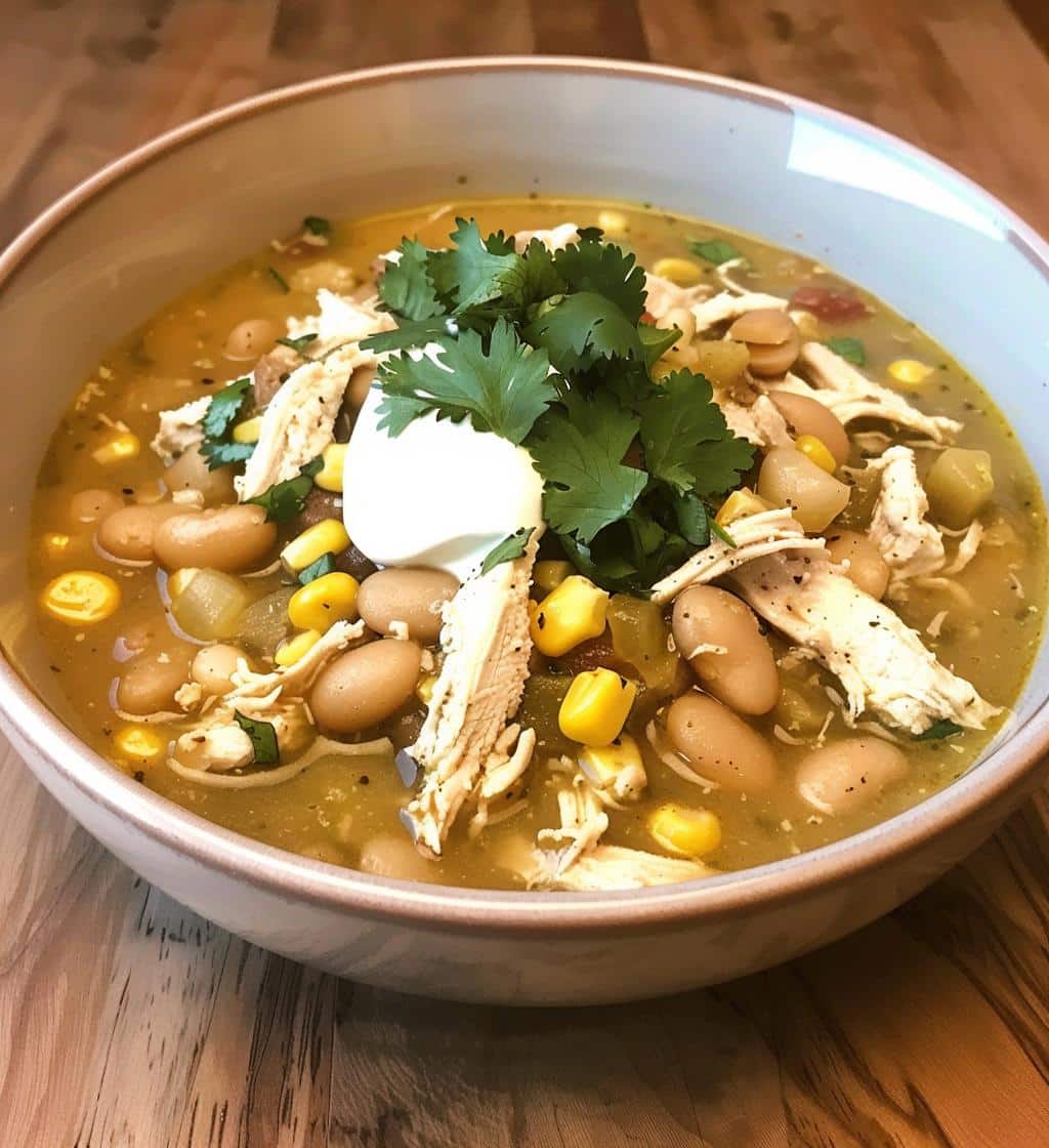 Green Chile White Chicken Chili