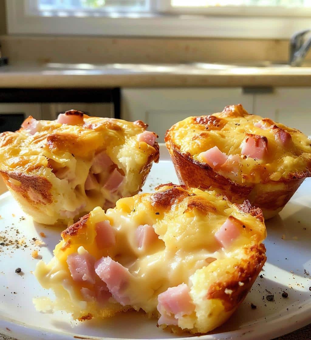 Ham & Cheese Breakfast Cups - detail 1