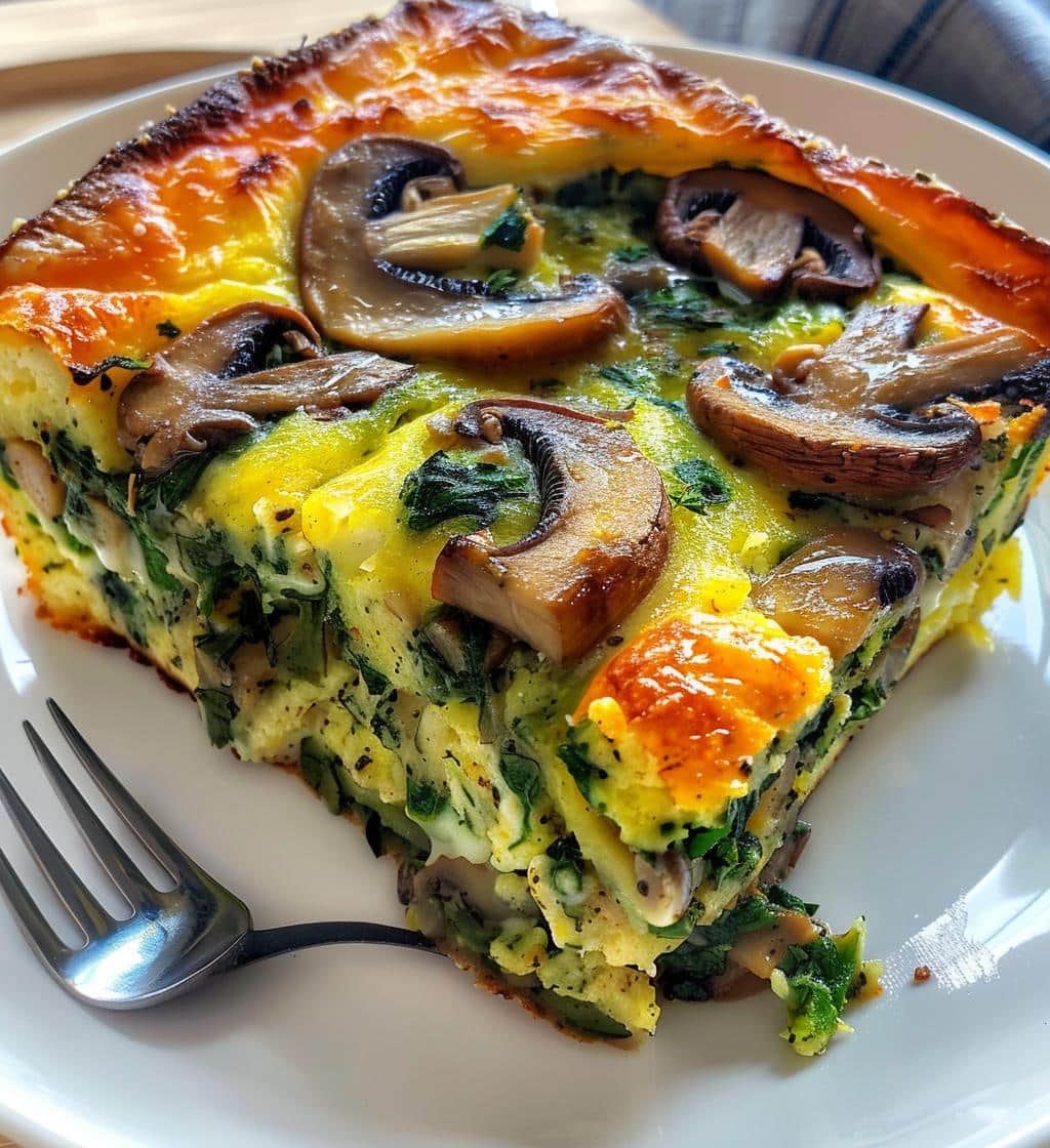Herb Mushroom Breakfast Bake - detail 1