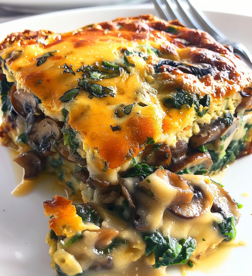 Herb Mushroom Breakfast Bake