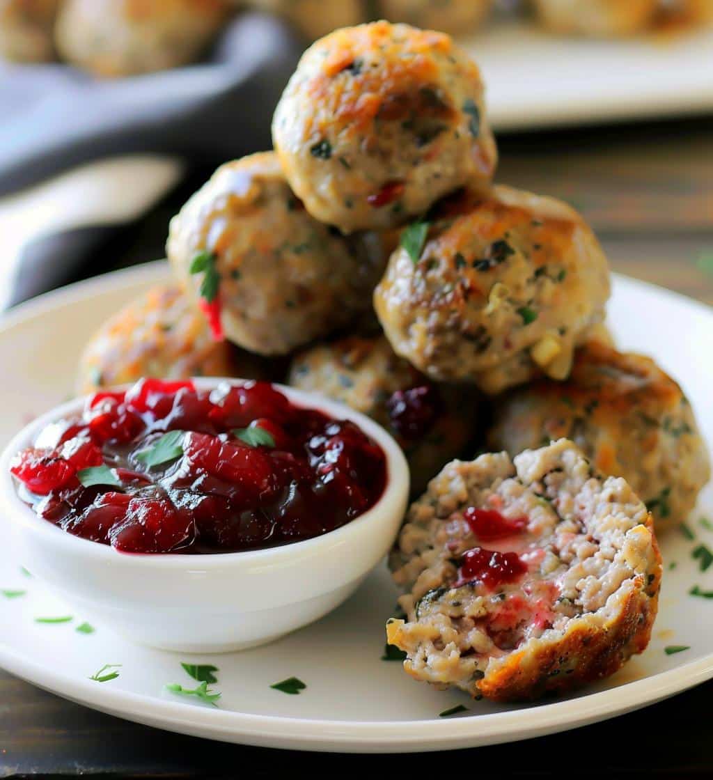Holiday Breakfast Meatballs