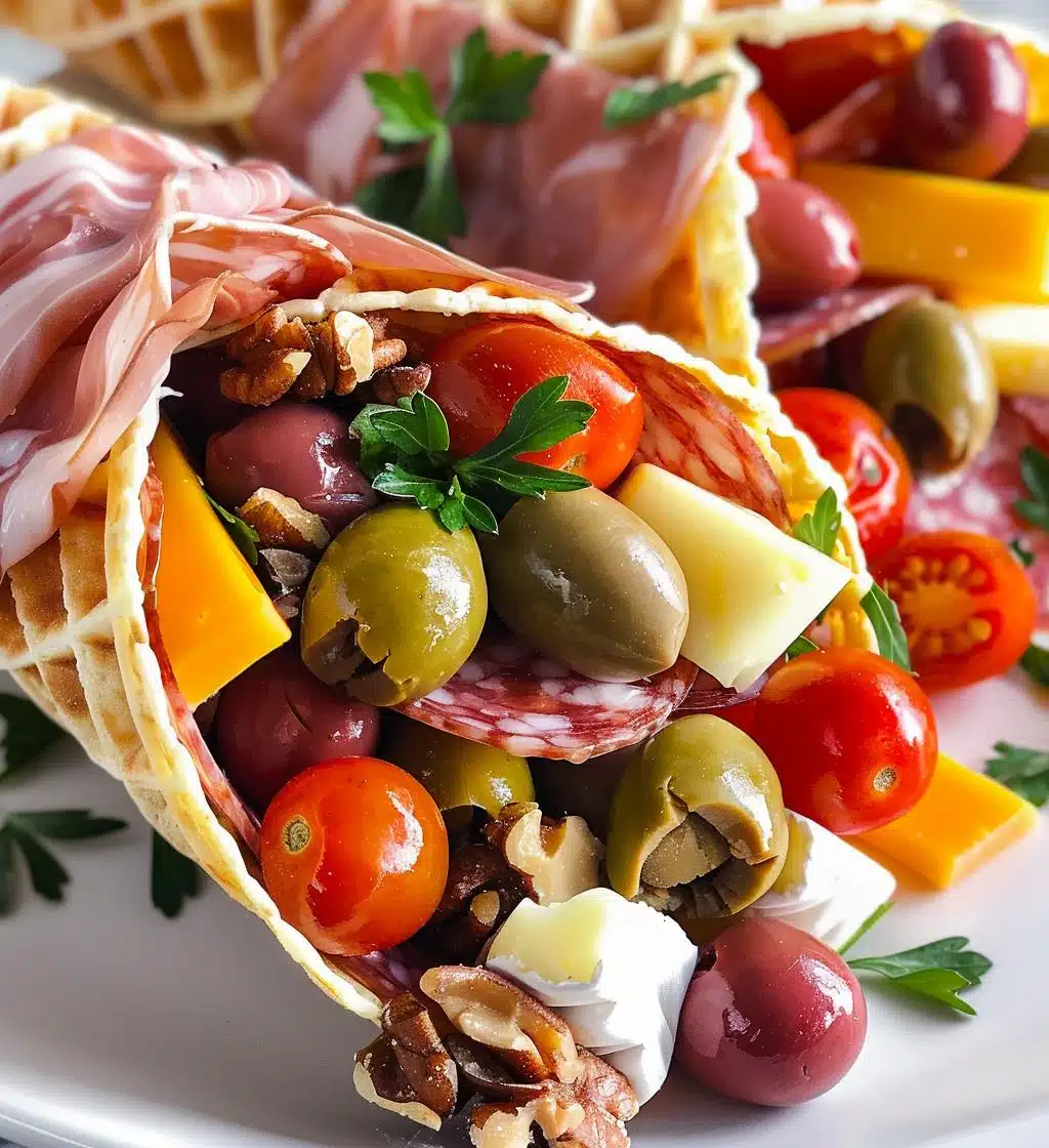 Holiday Charcuterie Cones - detail 1