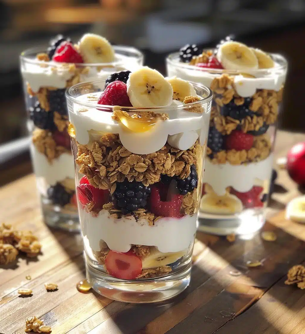 Holiday Granola Yogurt Parfaits - detail 1