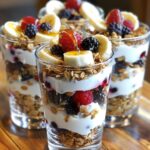 Holiday Granola Yogurt Parfaits