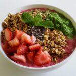 Holiday Smoothie Bowl (red + green theme)