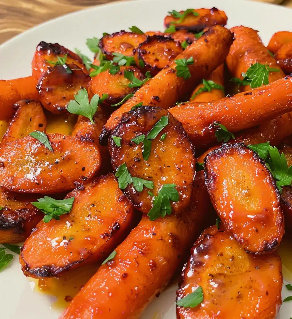 Honey Garlic Roasted Carrots - detail 1