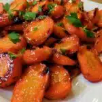Honey Garlic Roasted Carrots