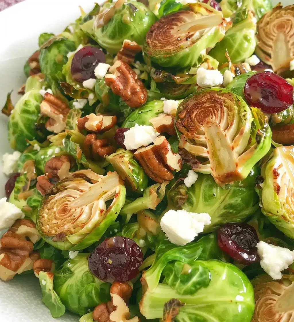 Honey Mustard Brussels Sprouts Salad