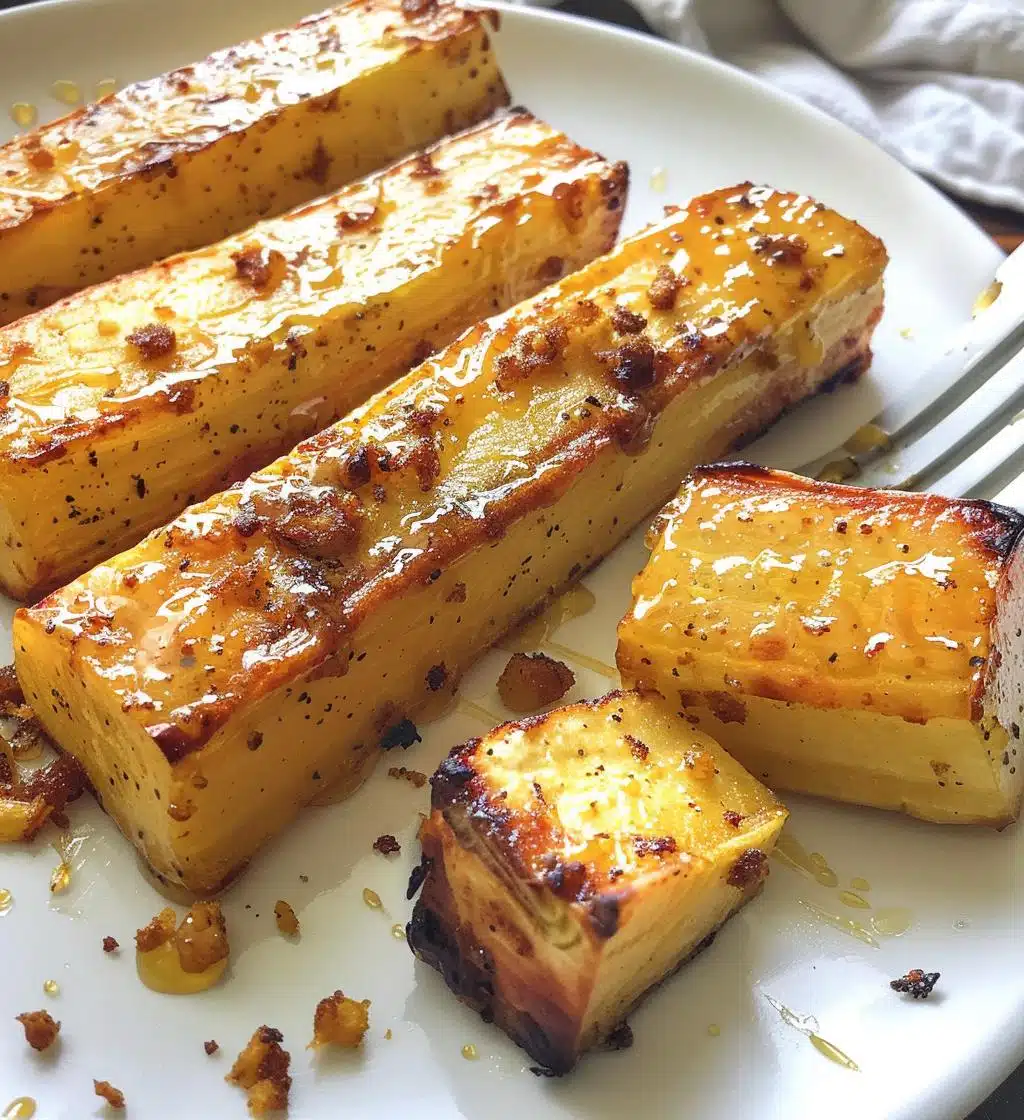 Honey Mustard Glazed Parsnips - detail 1