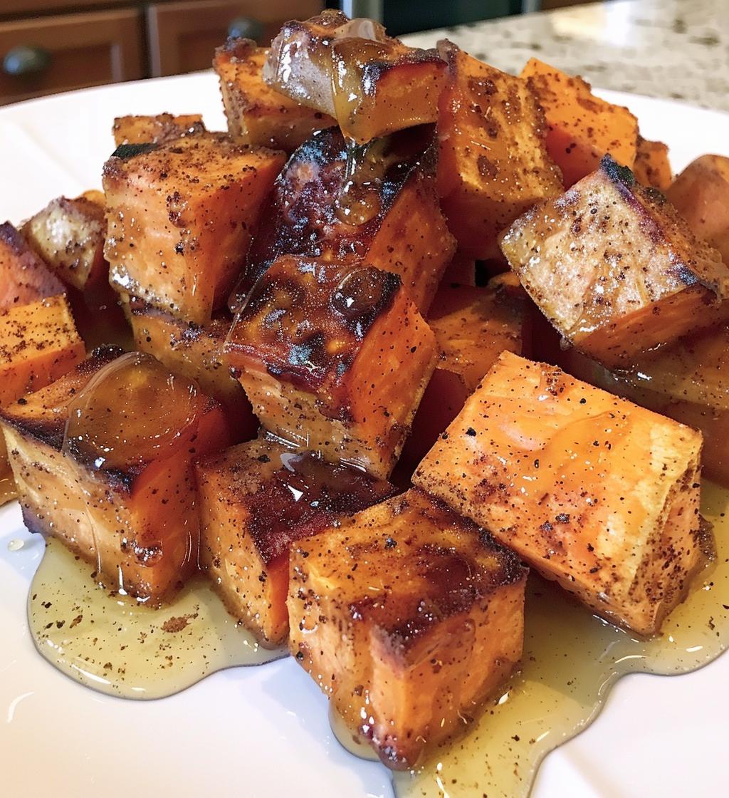 Honey Roasted Sweet Potatoes