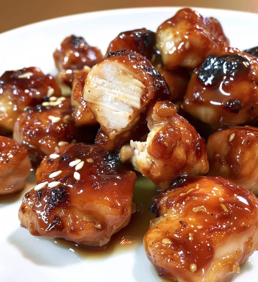 Honey Soy Glazed Chicken Bites