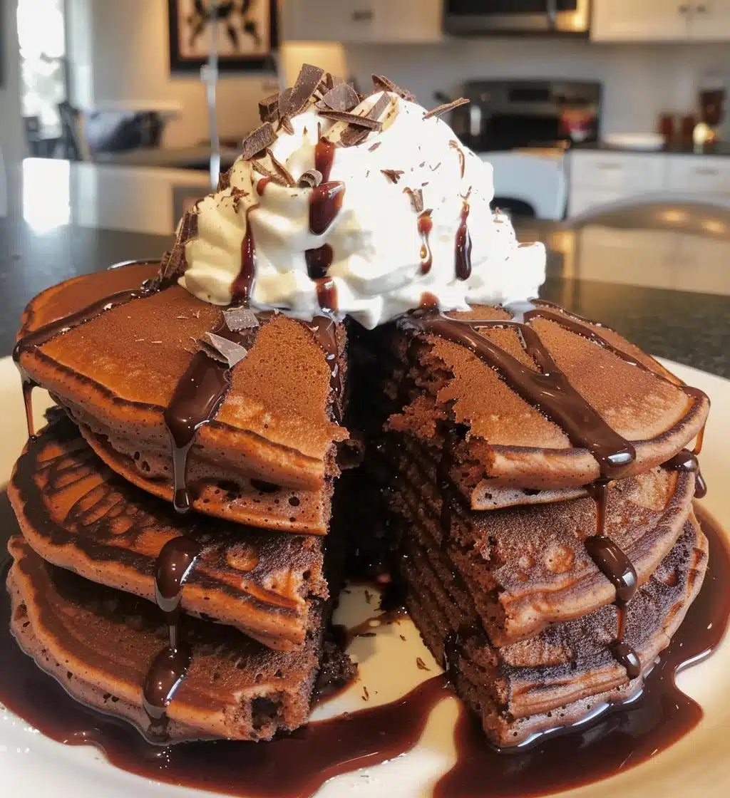 Hot Cocoa Pancakes - detail 1