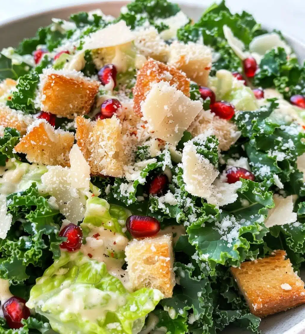Kale Caesar Christmas Salad