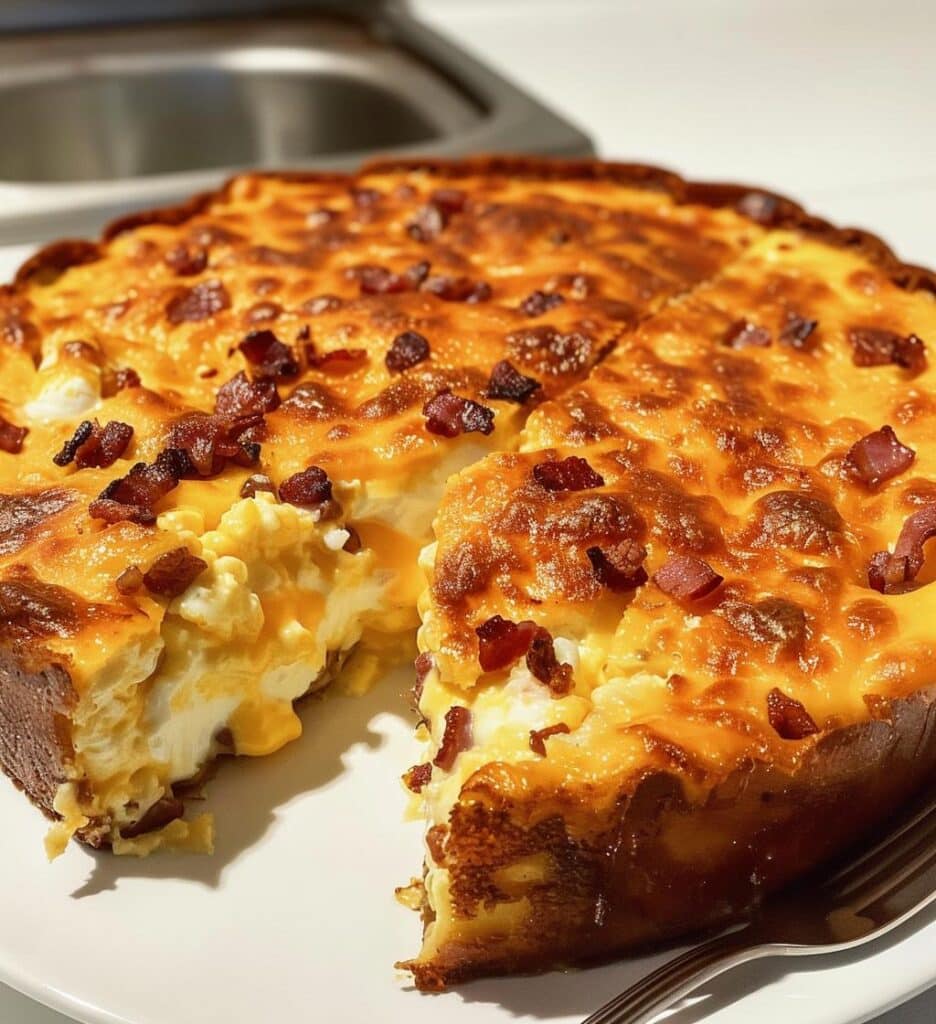 Keto Egg & Cheese Breakfast Bake