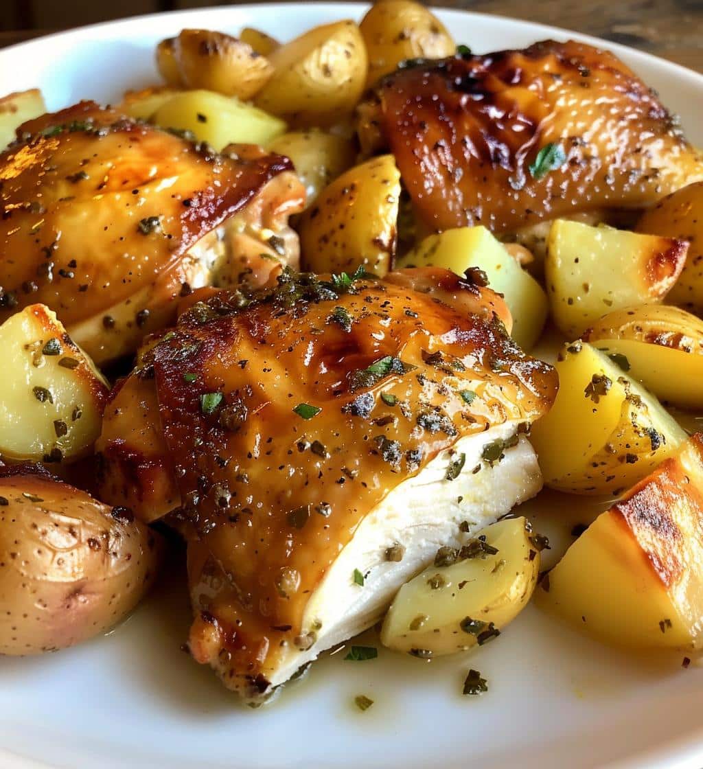 Lemon Herb Chicken & Potatoes