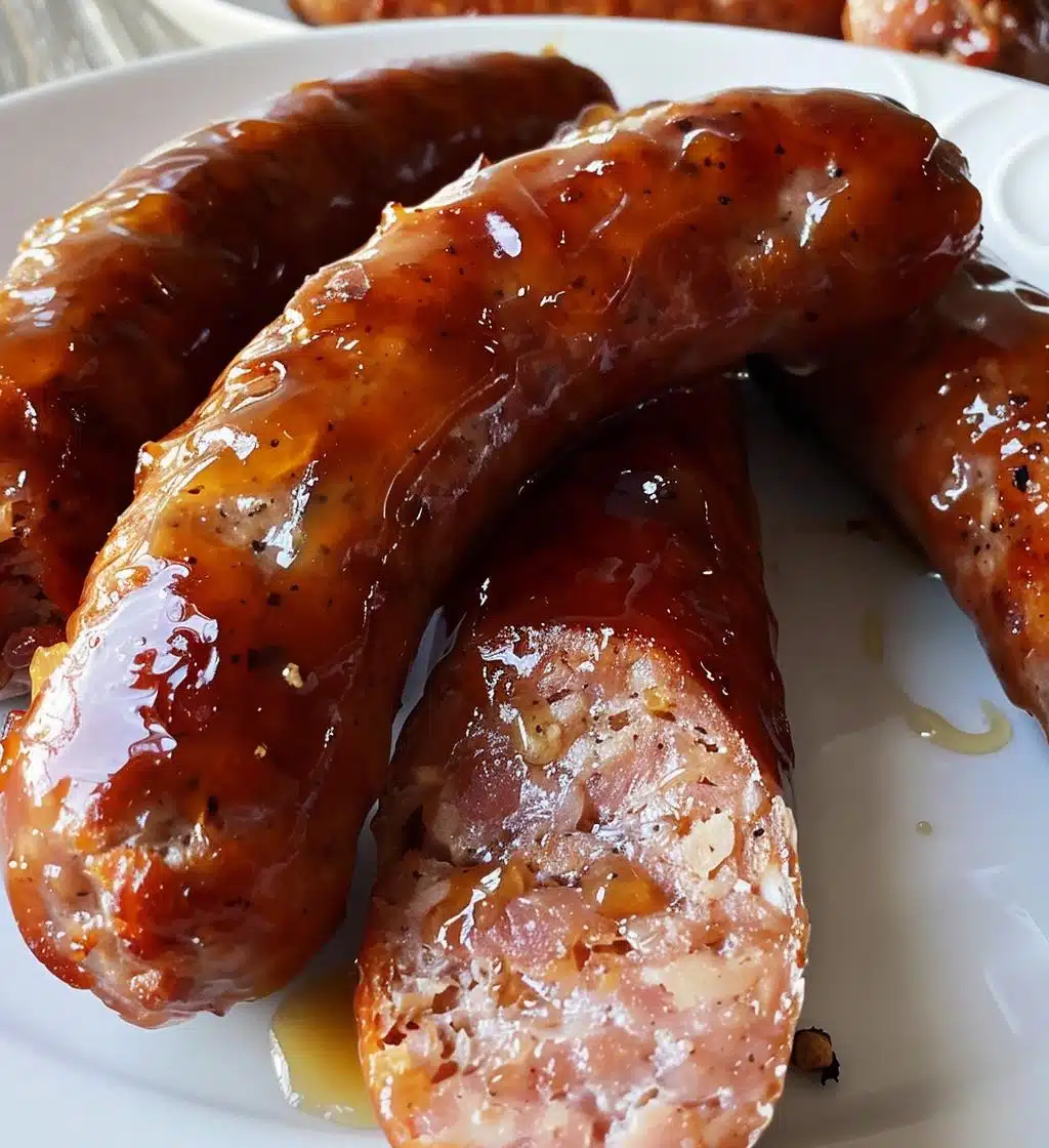 Maple Glazed Turkey Sausage Links - detail 1