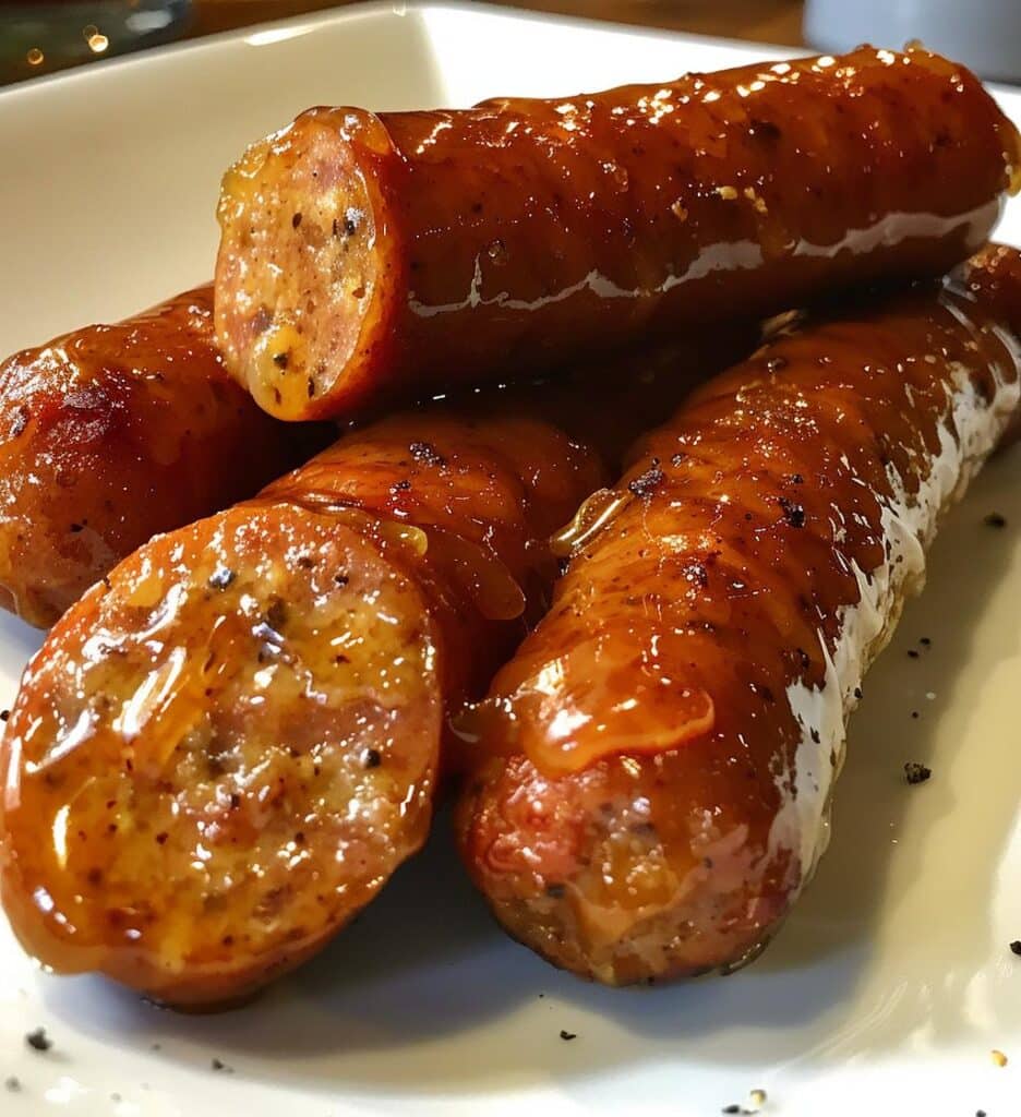 Maple Glazed Turkey Sausage Links