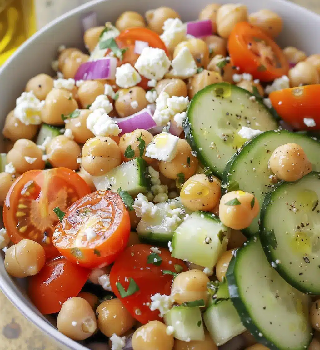 Mediterranean Chickpea Veggie Bowl - detail 1