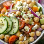 Mediterranean Chickpea Veggie Bowl