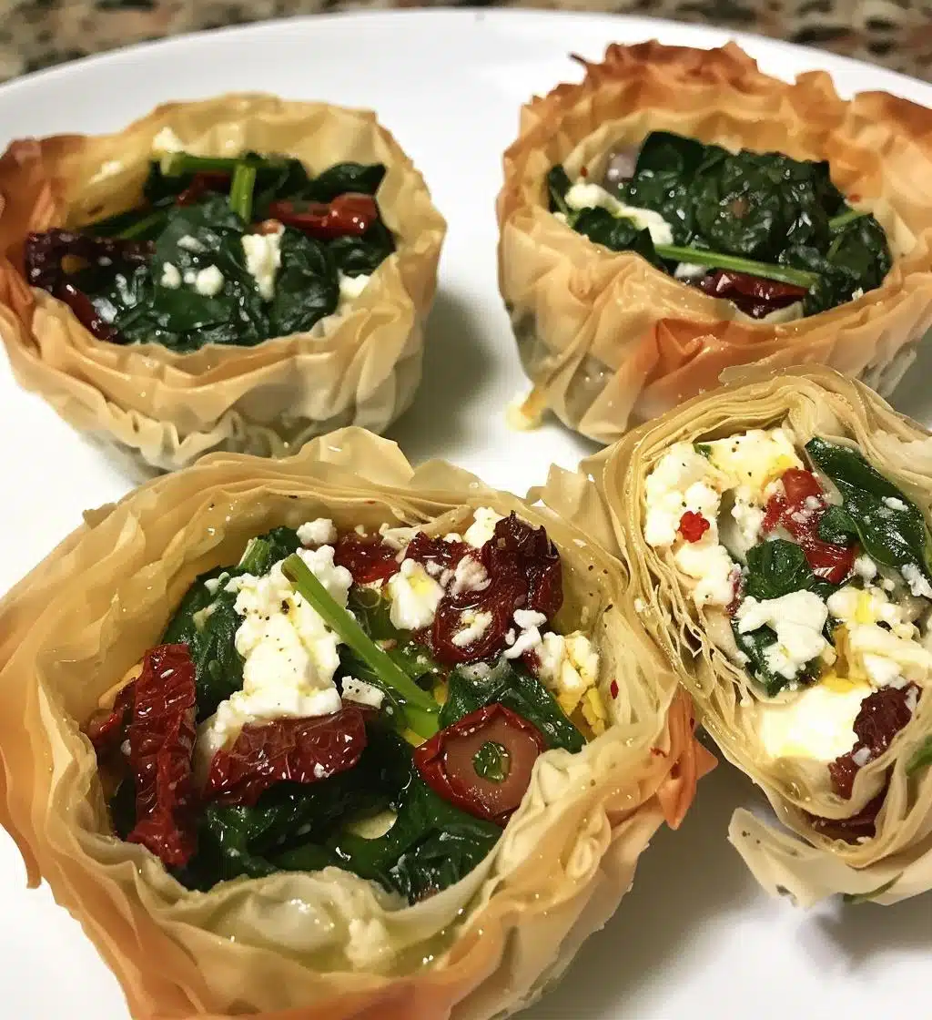 Mediterranean Phyllo Cups - detail 1