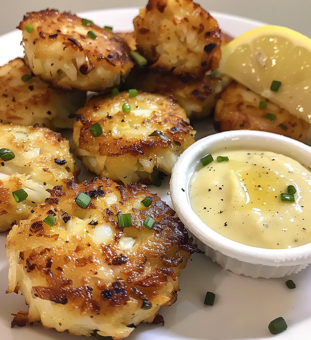 Mini Crab Cakes with Lemon Aioli