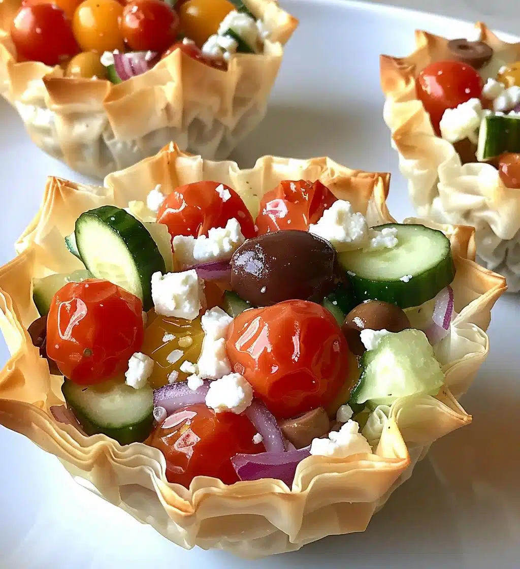 Mini Greek Salad Cups - detail 1