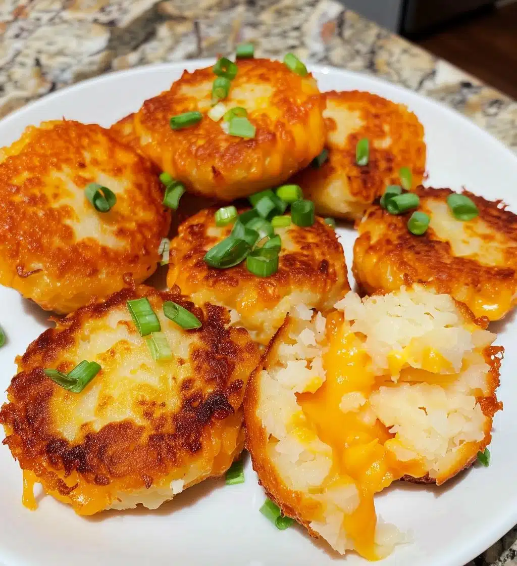 Mini Potato Cheddar Cakes - detail 1