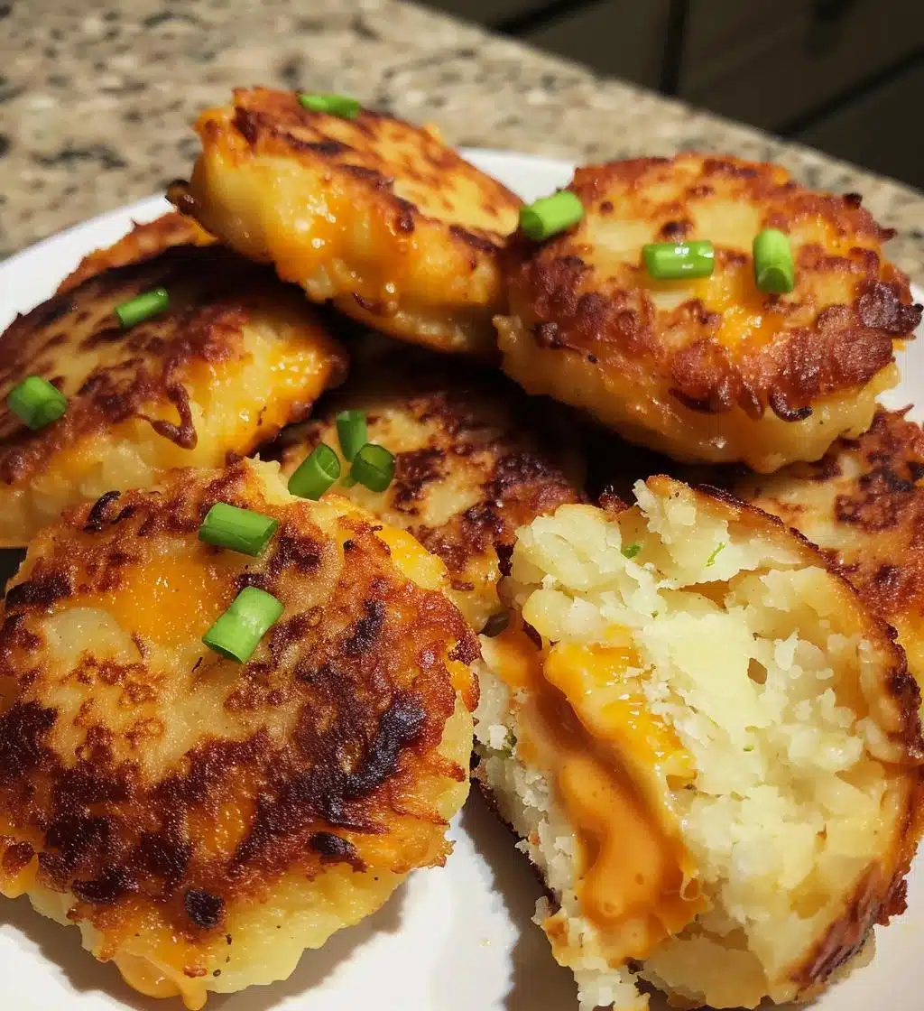 Mini Potato Cheddar Cakes