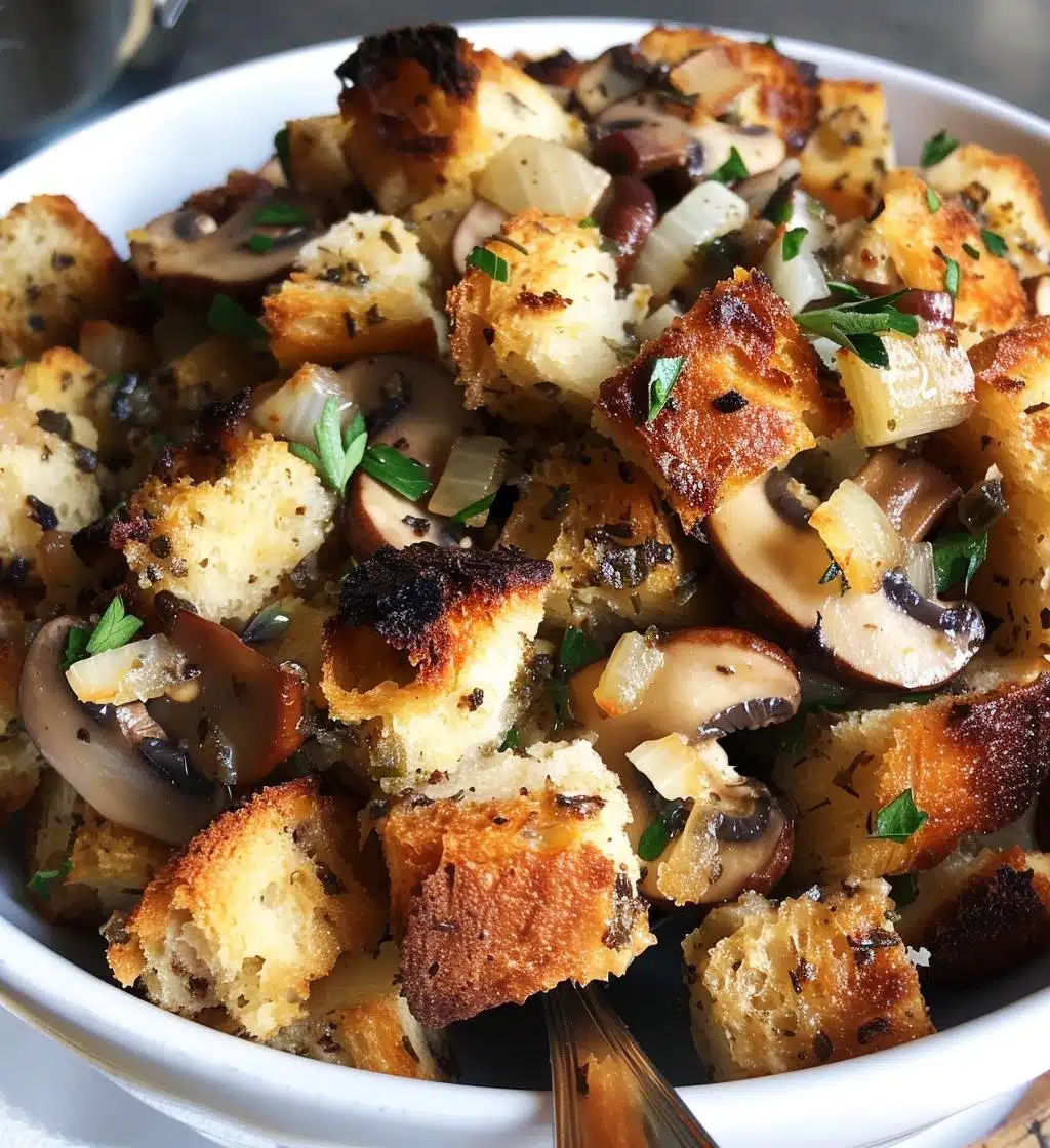 Mushroom Herb Stuffing - detail 1