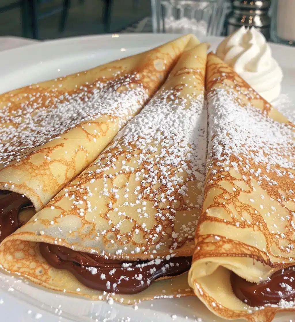 Nutella Stuffed Crepes - detail 1