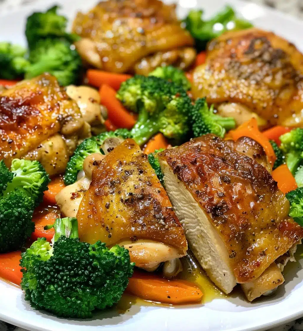 One-Pan Baked Chicken with Veggies