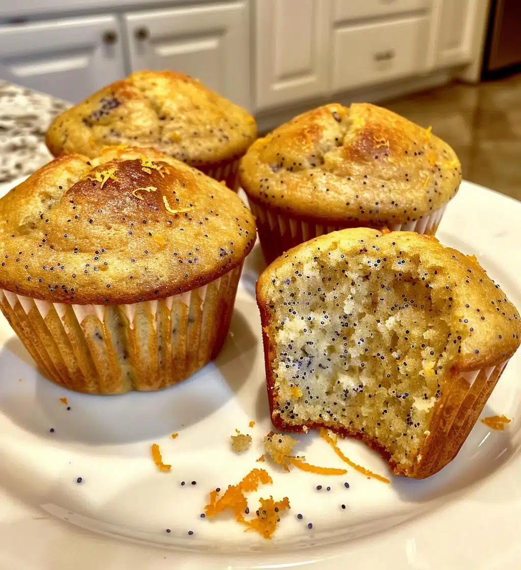 Orange Poppy Seed Muffins - detail 1