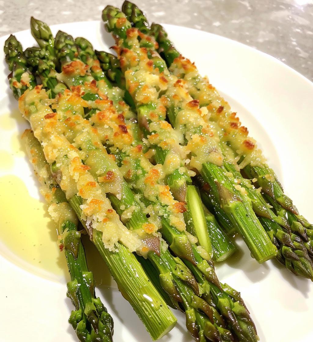 Parmesan Crusted Asparagus - detail 1