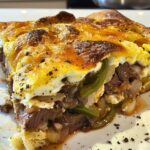 Philly Cheesesteak Breakfast Casserole