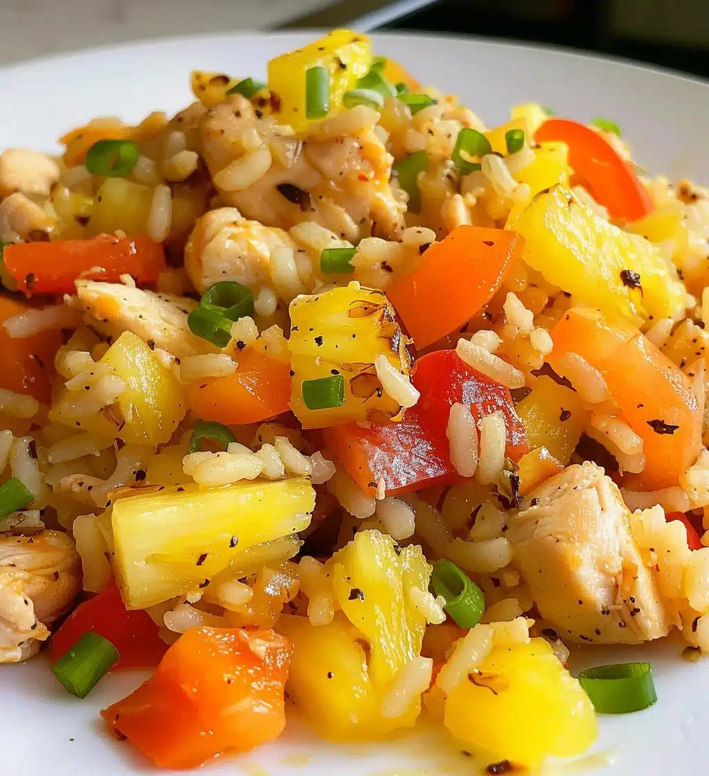 Pineapple Chicken and Rice - detail 1