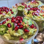 Pomegranate Guacamole Cups
