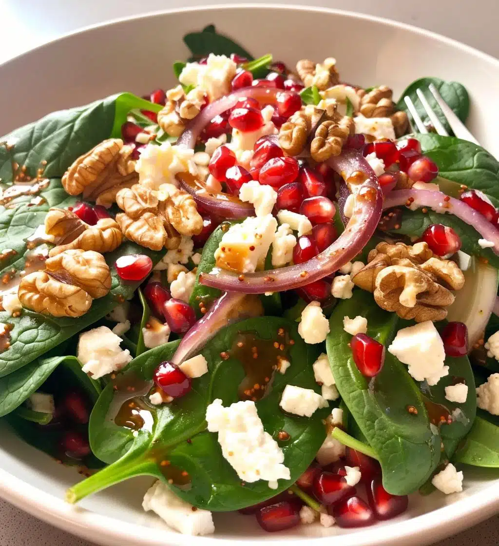 Pomegranate Spinach Salad