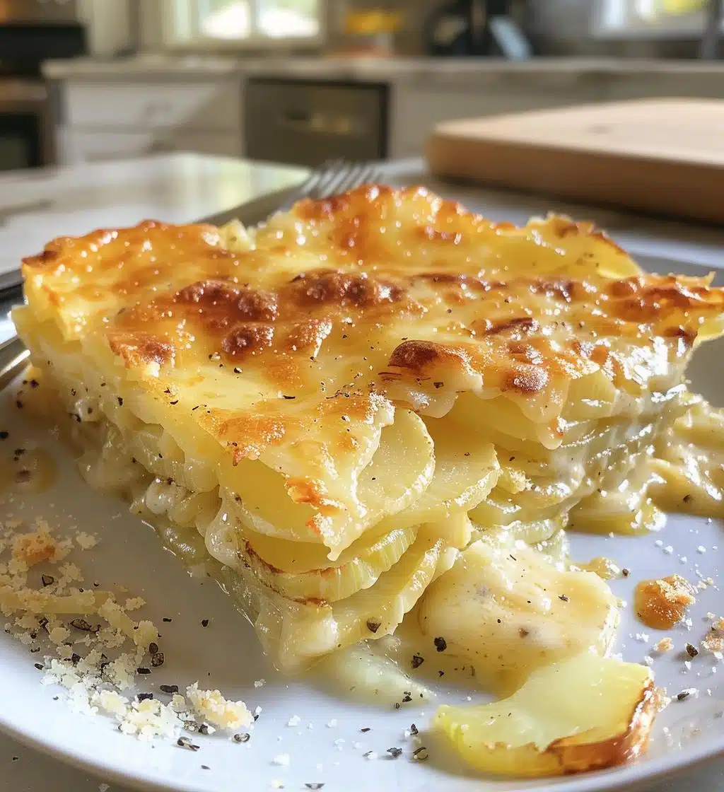Potato Leek Gratin - detail 1