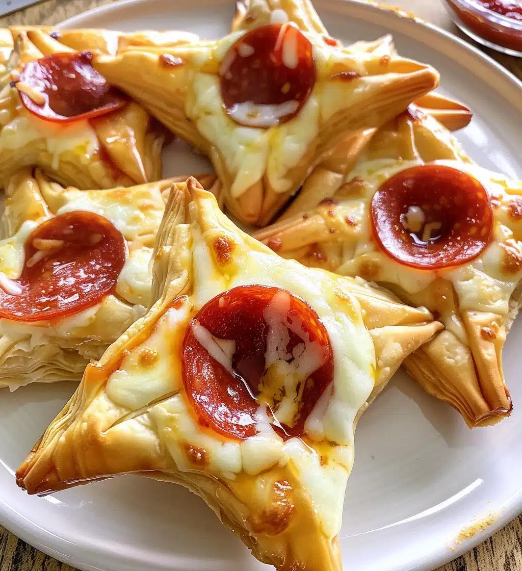 Puff Pastry Pizza Stars - detail 1