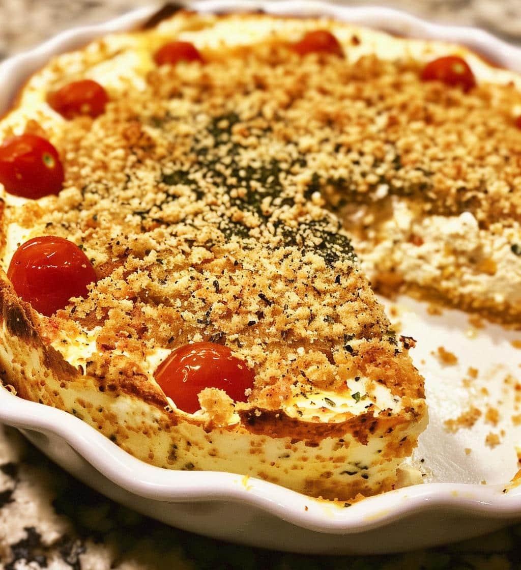 Ricotta Herb Christmas Bake