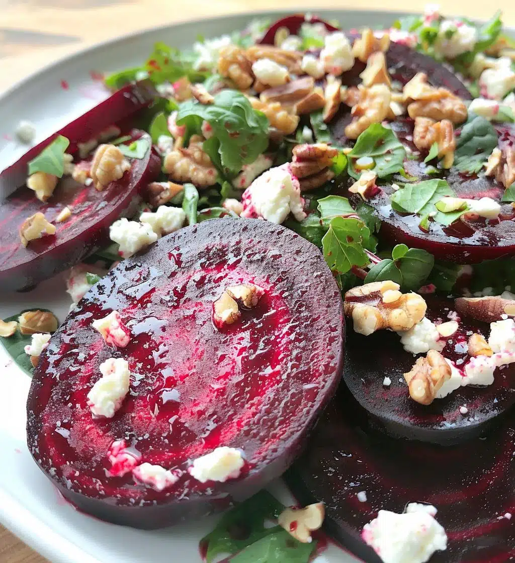 Roasted Beet & Goat Cheese Salad