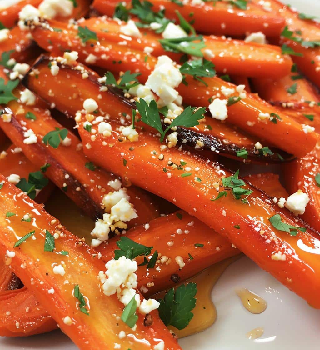 Roasted Carrots with Feta & Honey - detail 1