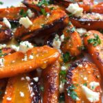 Roasted Carrots with Feta & Honey