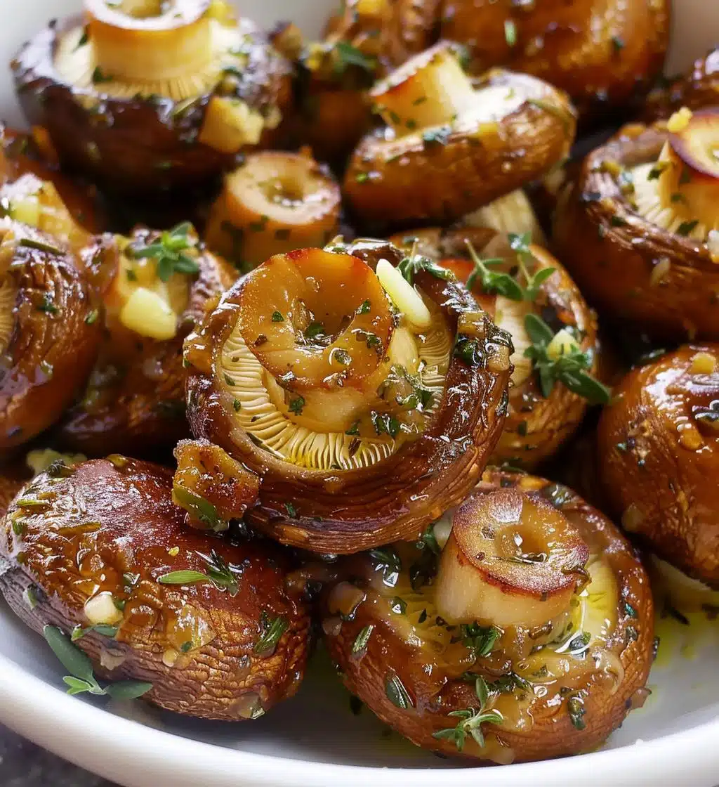 Roasted Garlic Mushrooms with Thyme - detail 1