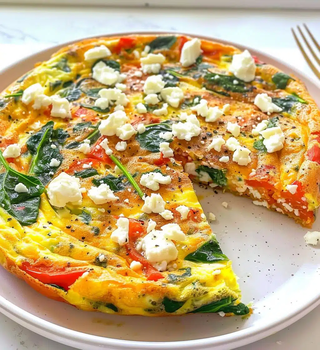 Roasted Red Pepper Frittata - detail 1